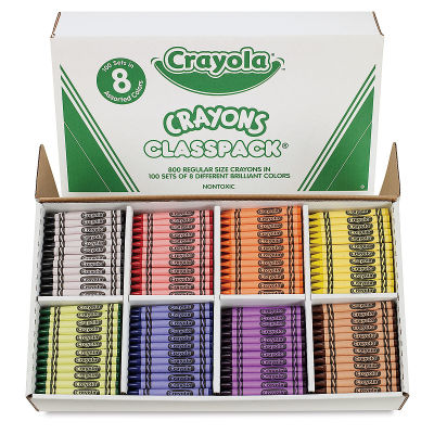 Crayola Crayon Classpack - Pack of 800, 8 colors| Utrecht Art Supplies