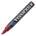 VersaChalk Wet Erase Liquid Chalk Marker - Classic Brick Red, 5 mm, Bold Tip