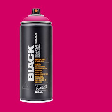 Open in modal - Montana Black Spray Paint - True Magenta, 400 ml can with swatch