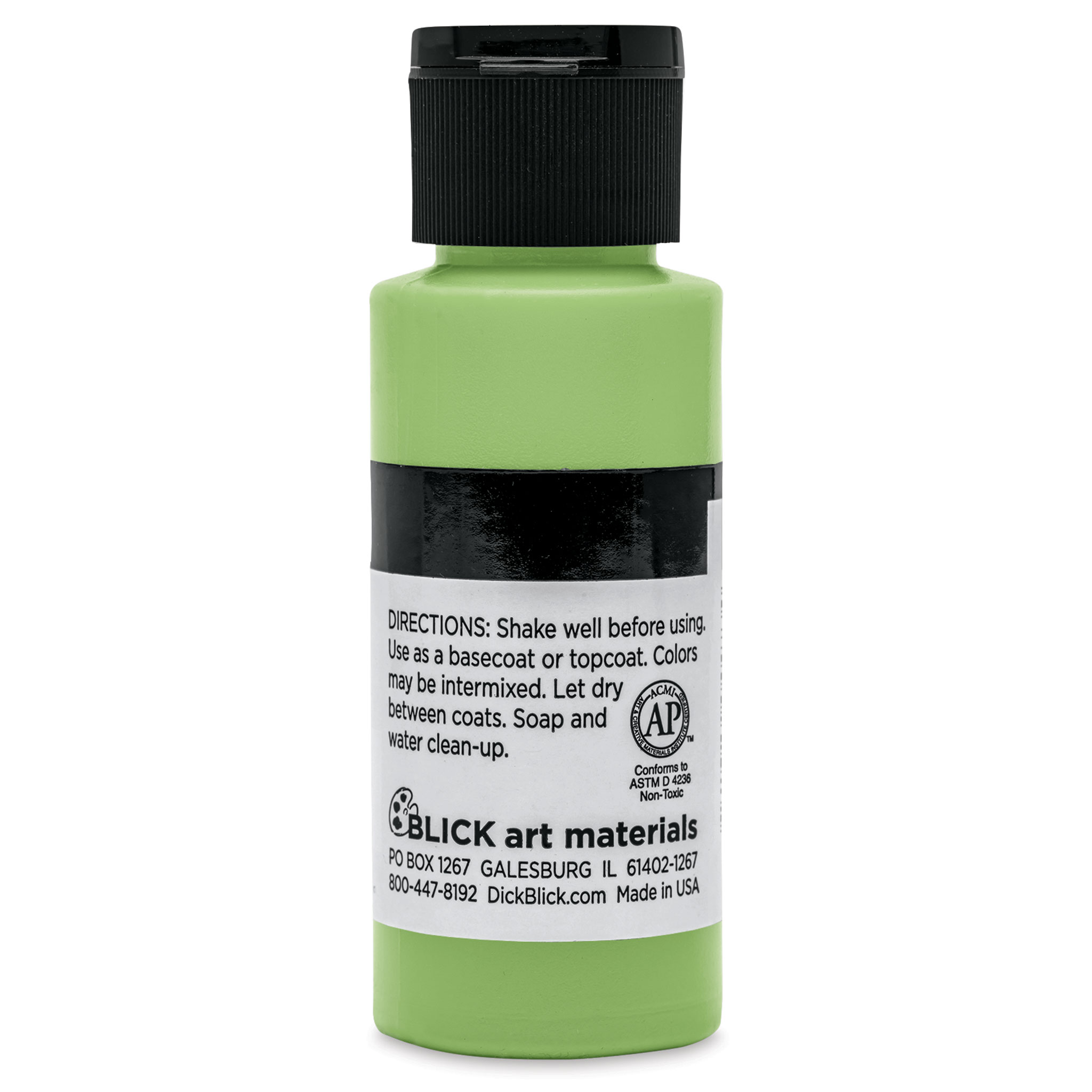 Blick Matte Acrylic - Blue Green Light, 2 oz bottle