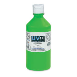 Tri-Art UVFX Black Light Poster Paint - Fluorescent Green, 250 ml