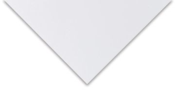 Open in modal - Somerset Printmaking Sheet, closeup of corner of Radiant White to show color and texture