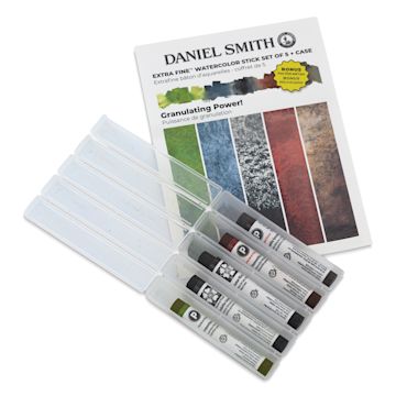 Open in modal - Daniel Smith Watercolor Sticks - Granulating Power, Set of 5