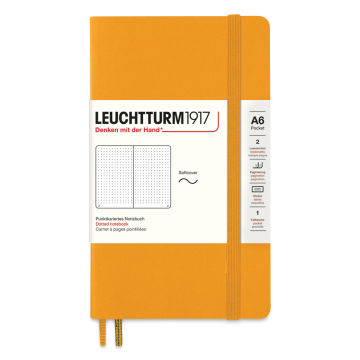 Leuchtturm1917 Dotted Softcover Notebook - Rising Sun, 3-1/2" x 6"