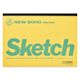 Maruman New Soho Sketch Pad - B6, 4.9" x 6.8", 70 Sheets, front