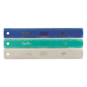 Helix Ultraflex Ruler - 12" Long (Sold individually; Color will vary.)