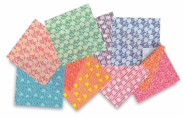 Open in modal - Origami Folk Art Assortment - 10 designs from Package of 40 4-5/8" squares