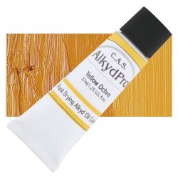 CAS AlkydPro Fast-Drying Alkyd Oil Color - Yellow Ochre, 37 ml tube