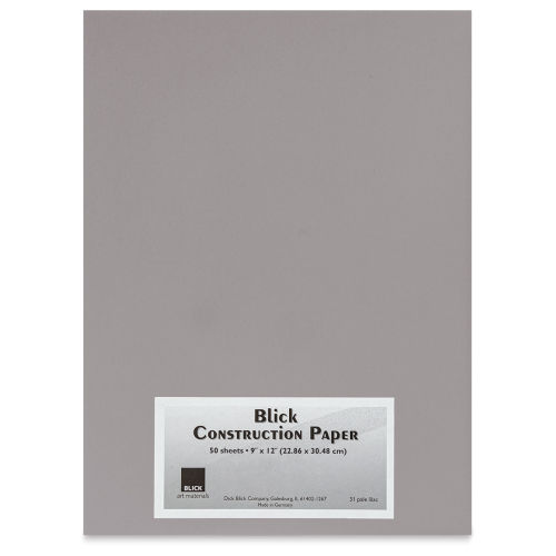 Blick Premium Construction Paper - 9 x 12, Scotch Gray, 50 Sheets