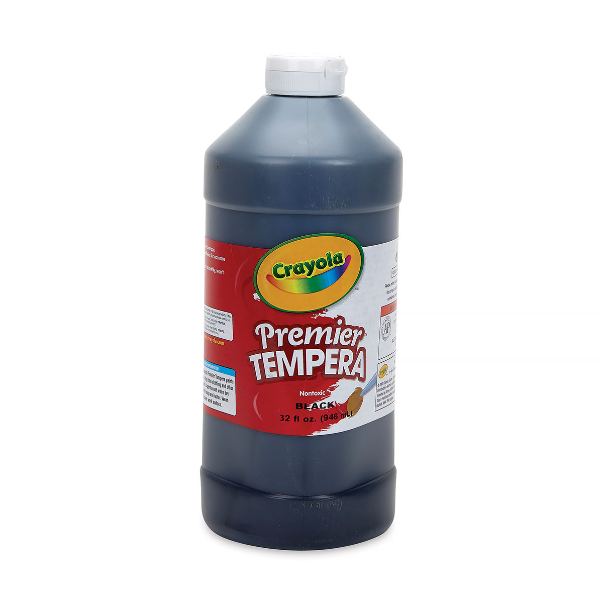 Crayola Premier Tempera Paint For Kids - Black (16oz), Kids Classroom  Supplies, Great For Arts & Crafts, Non Toxic, Easy Squeeze Bottle