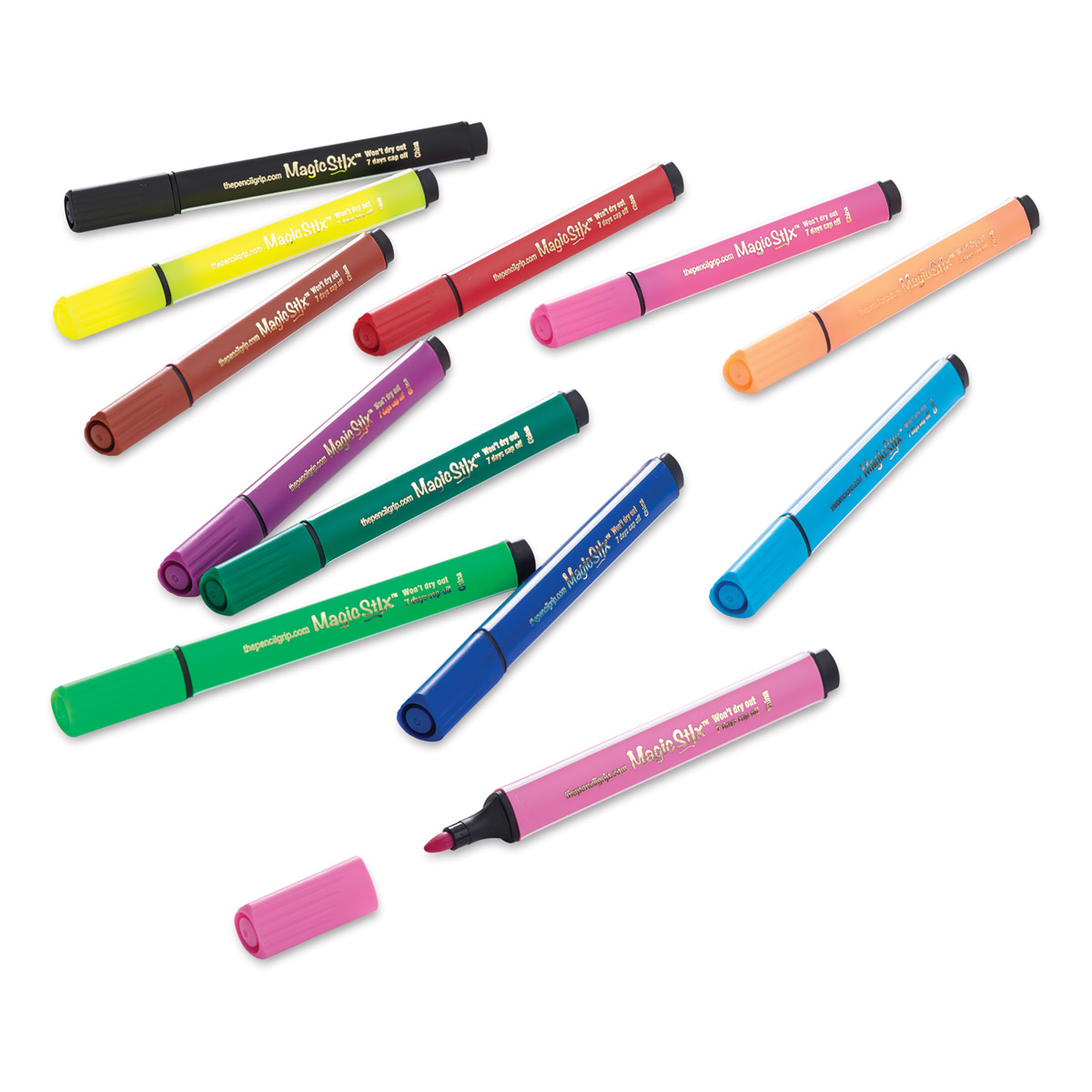 Magic Stix Washable Markers - Won't Dry Out! - Real And Quirky