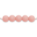 Rico Design Itoshii Plastic Beads - Pkg of 24, Apricot, 10 mm Dia.