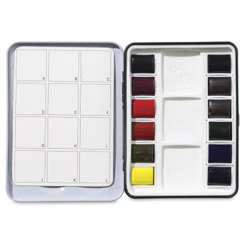 Qor Watercolor and Qor Half pan Set Review and comparison. 