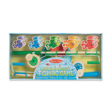 Melissa & Doug Catch and Count Magnetic Fishing Game, In Package