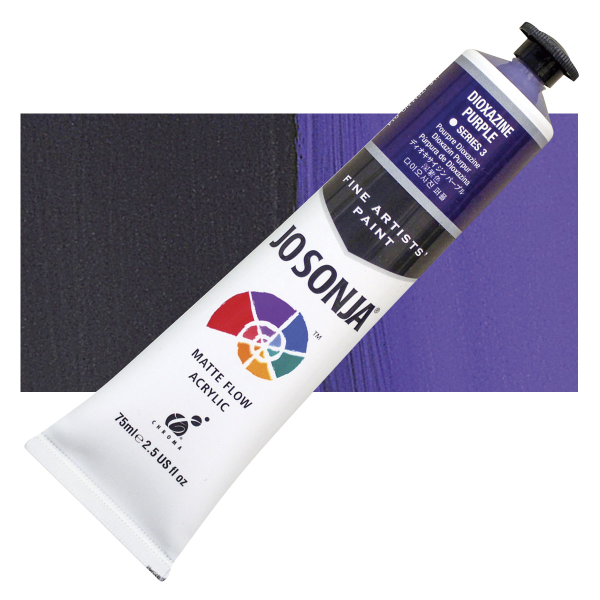 Jo Sonja's Artist Acrylic - Dioxide Purple, 2.5 oz tube