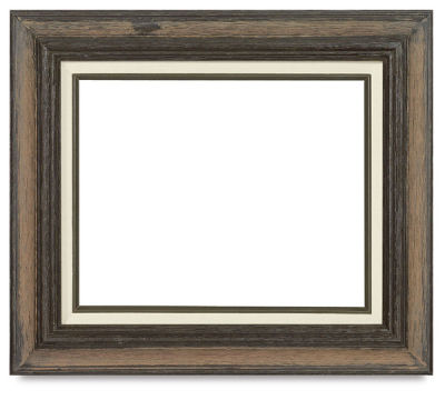Blick Country Classic Wood Frames - Front view of Weathered Husk Frame