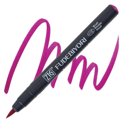 Zig Fudebiyori Brush Pen - Dark Pink
