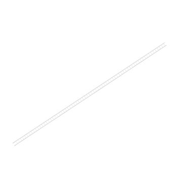 Open in modal - Plastruct Styrene Structural Ladder - Pkg of 2, 1:100 Scale, 1/8'' H x 1/4'' W x 5'' L