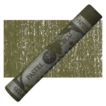 Open in modal - Sennelier Soft Pastel - Olive Green 235 pastel and swatch