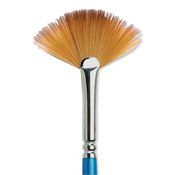 Open in modal - Winsor & Newton Cotman Watercolor Brush - Fan, Short Handle, Size 2