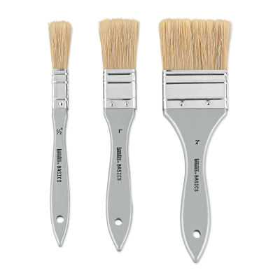 Liquitex Basics Large Scale Natural Brushes - Set of 3 (set contents)