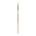Utrecht Rhenish Pure Hog Bristle Brush - Round, Size 10, Long Handle
