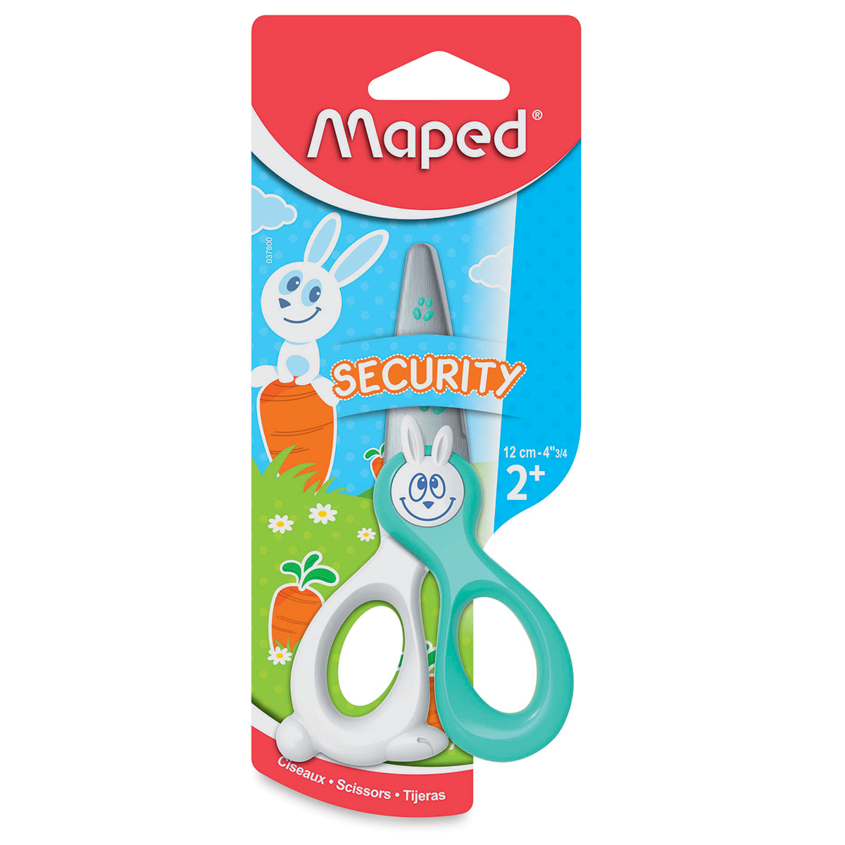 Maped® Kidicut 4.75 Spring-assisted Plastic Safety Scissors, Pack