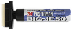 Kuretake Zig Posterman Biggie Marker - 5 cm, Black