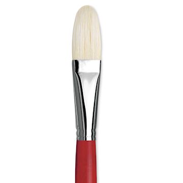Open in modal - Da Vinci Maestro 2 Hog Bristle Brush - Filbert, Long Handle, Size 12 close up