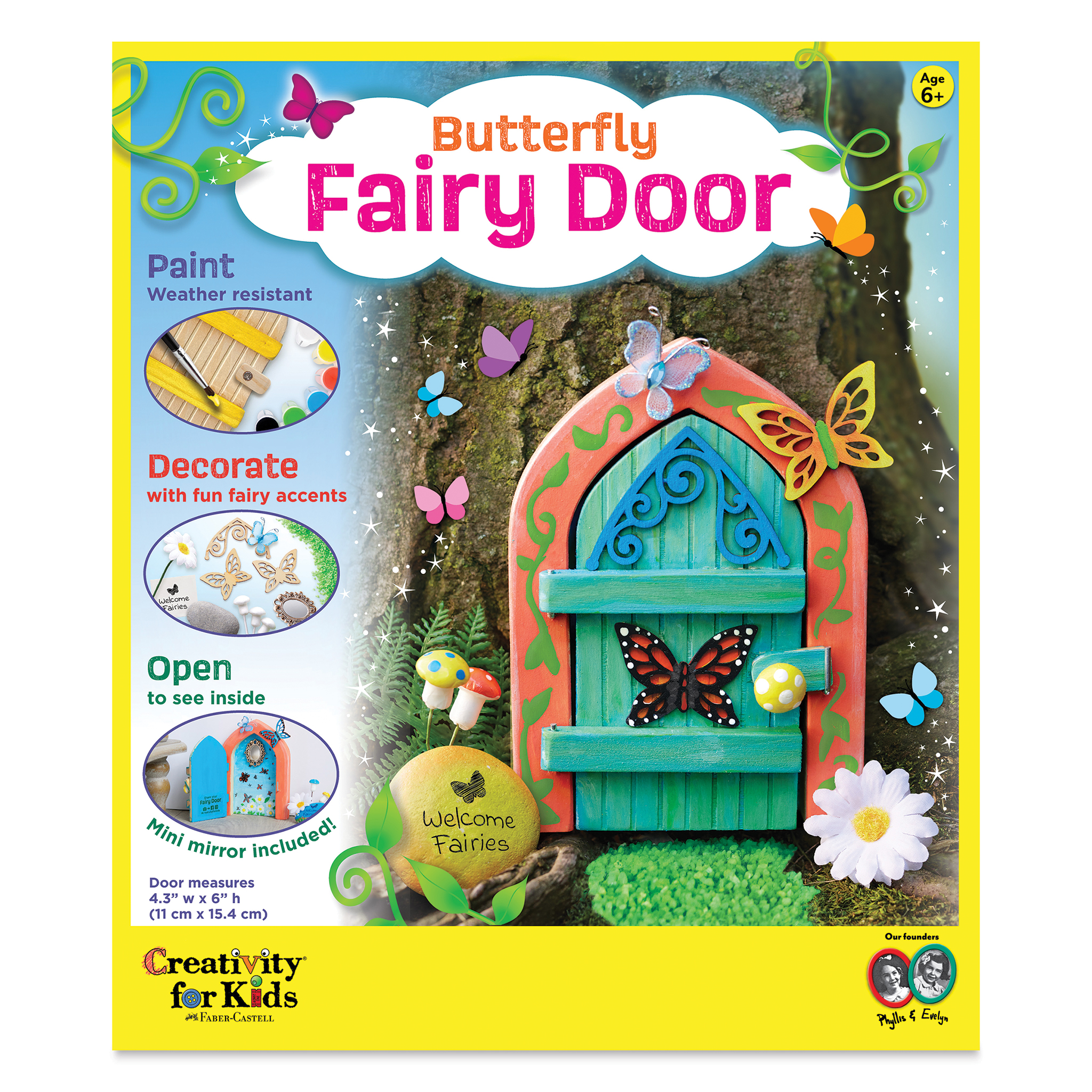 Faber-Castell creativity for kids window art fun fruits - paint and  decorate 2 suncatchers, create your own window art for kids