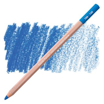 Open in modal - Caran d'Ache Pastel Pencil - Ultramarine pencil and swatch