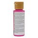 DecoArt Americana Acrylic Paint - Royal Fuschia, 2 oz (Back of bottle)