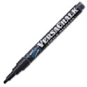 VersaChalk Wet Erase Liquid Chalk Marker - Classic Jet Black, 3 mm, Fine Tip