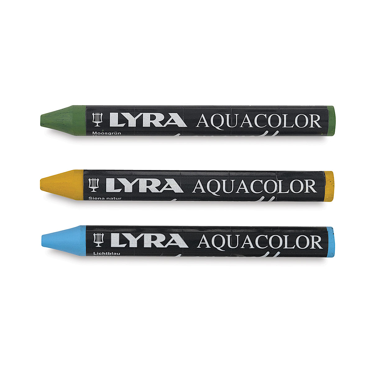 Lyra Aquacolor Water-Soluble Crayons 48/Pkg-Assorted Colors, 1