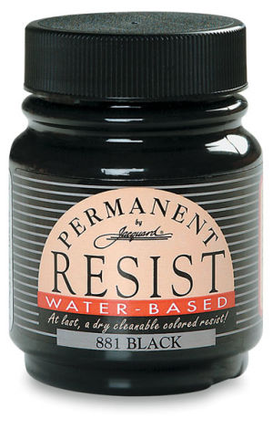 Jacquard Waterbased Resist - Black, 2,25 oz jar