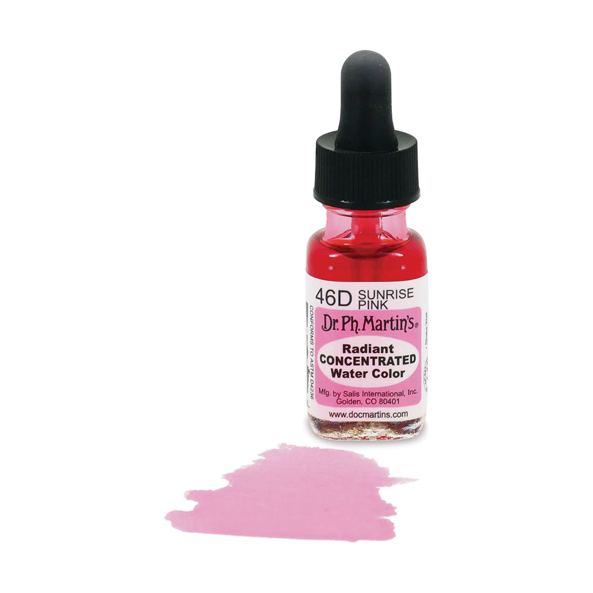 Dr PH Martins Radiant Watercolor 1/2oz - Sunrise Pink