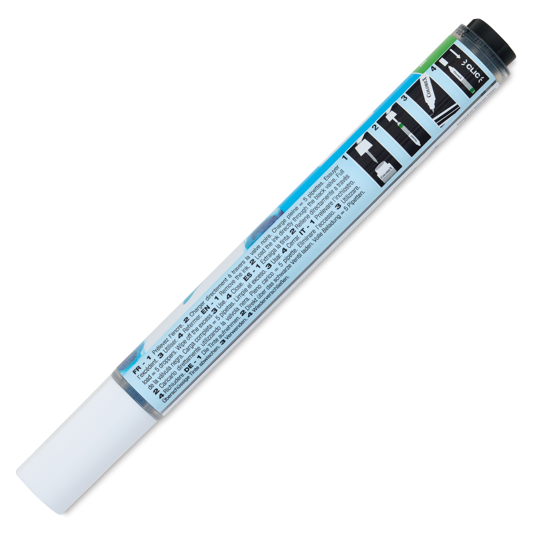 BLEU RUBANページ Pebeo Colorex Refillable Marker - Cyan | BLICK Art Materials