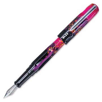 Open in modal - Benu Talisman Fountain Pen - Lily of the Incas, cap off (image may show a different size nib)