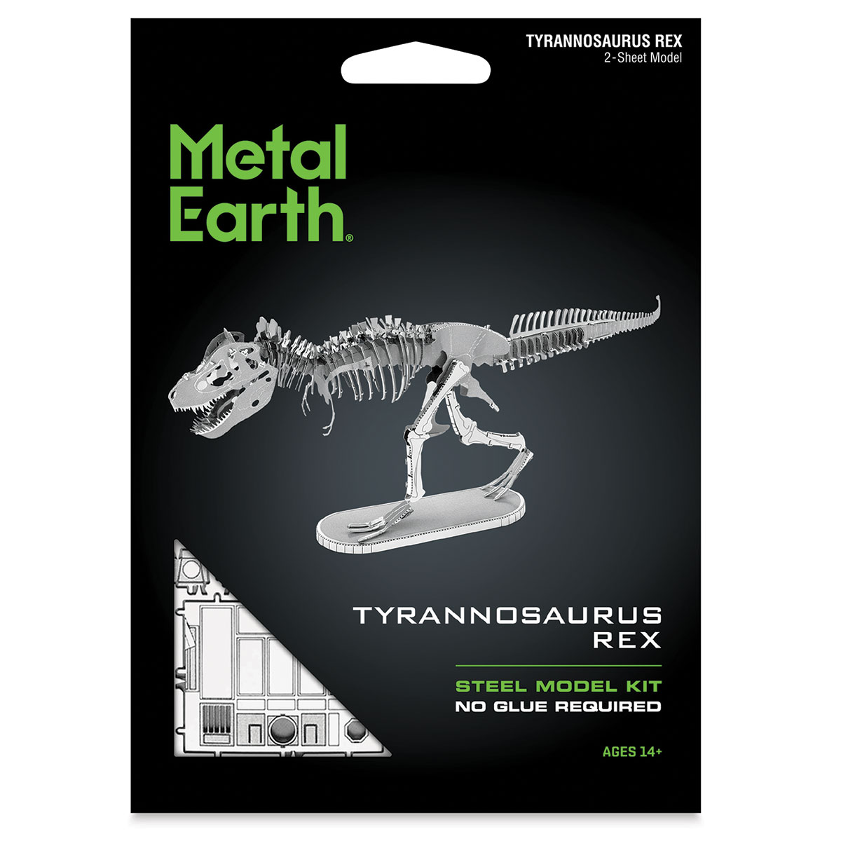 Maquetum dinossauro t rex esqueleto metalearth