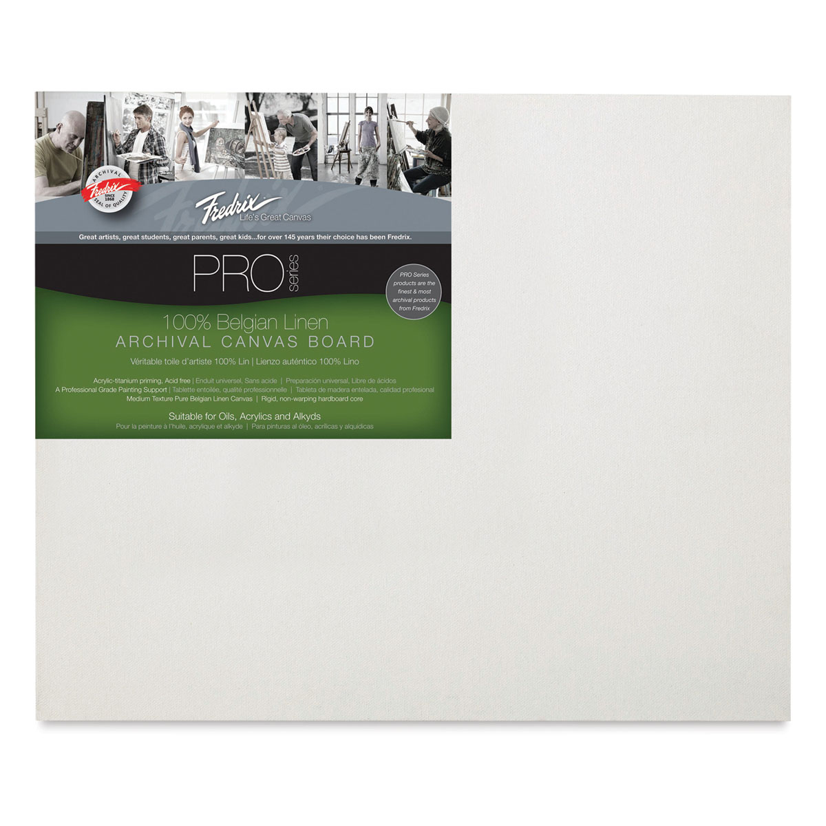 Fredrix Pro Series Belgian Linen Boards