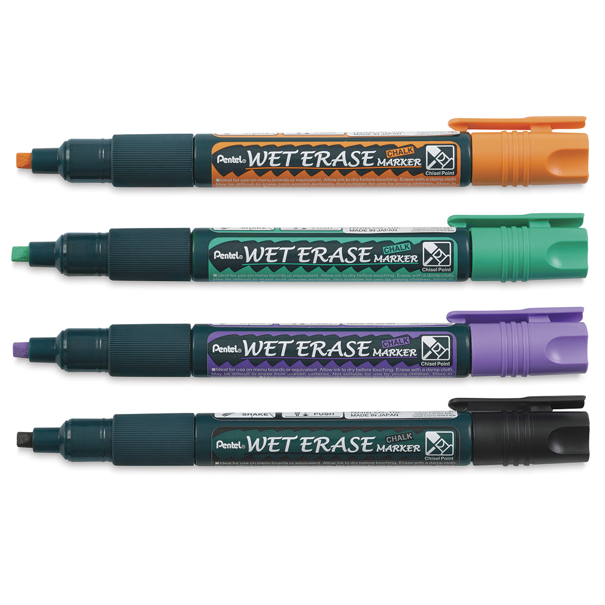 Pentel PROGear Wet-Erase Liquid Chalk Marker - Jumbo Marker  PENSMW56PGPC4M1, PEN SMW56PGPC4M1 - Office Supply Hut