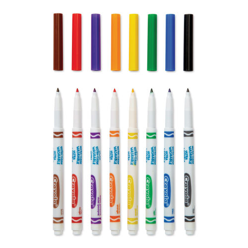 Crayola Ultra-Clean Washable Marker Set - Classic Colors, Thin