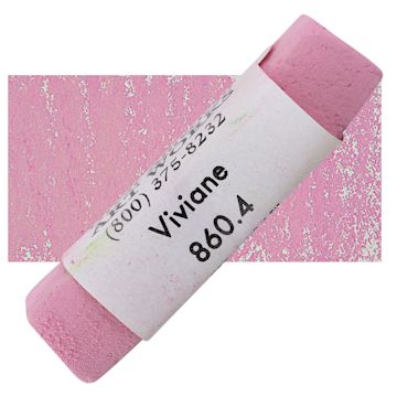 Open in modal - Great American Handmade Pastel - SOM Viviane 4, 860.4 pastel and swatch