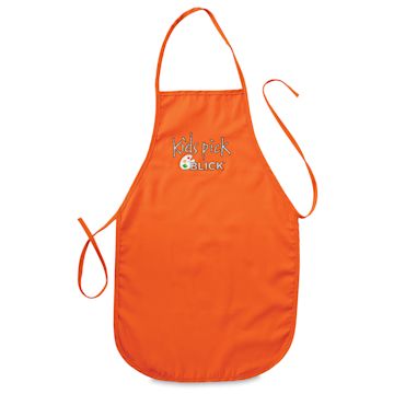 Open in modal - Blick Kid's Apron - Tangerine, Large