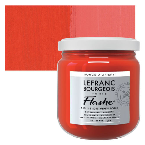 Lefranc & Bourgeois Flashe Vinyl Paint - Cerulean Blue, 125 ml Jar