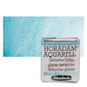 Schmincke Horadam Aquarell Artist Watercolor - Glacier Turquoise, Supergranulation, Half Pan