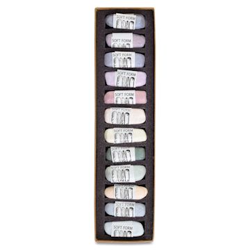 Open in modal - Iridescent, Set of 12  Pastels in Tray