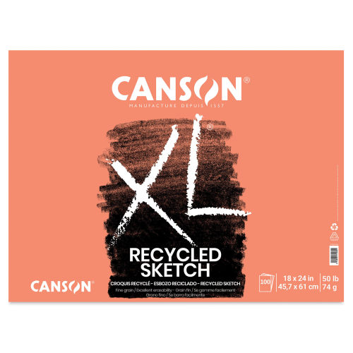 Canson XL Watercolor Sketch Pad, 9 x 12 Painting Paper Fold Over