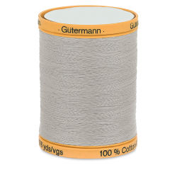 Gutermann Cotton Thread - Gray, 876 yd Spool