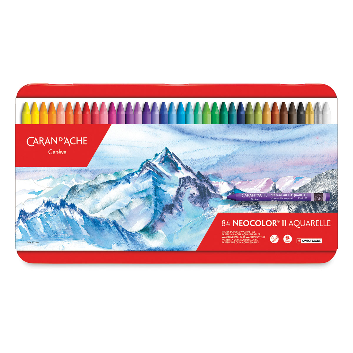 7500.149 artists Watercolour Crayons Caran Dache Neocolor II Night Blue 